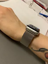 Milanese-Correa de reloj para Apple Watch, pulsera de acero inoxidable para hombre y mujer, 38mm, 42mm, 44mm, 40mm, 3 4 5 6 SE