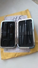 Juego de cortaúñas de acero inoxidable, tijeras profesionales, herramientas para uñas, recortador, aseo, manicura, 8 Uds.