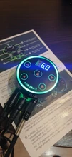 Fuente de alimentación de tatuaje Aurora 2, suministro de energía LCD Digital con adaptador de corriente, Mini panel táctil Led, suministros de tatuaje