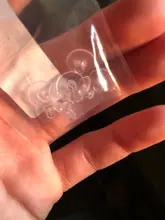 Pendiente encontrar 100 unids/lote blanco de goma de silicona ronda de oreja topes y traseras de la resistencia al deslizamiento a encontrar 10 unids/lote DIY