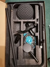 Tap Shower-Faucets-Set Bath-Mixer Wall-Mounted Hand-Shower Rain Black Hot Cold with EL3903