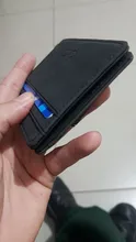 Mini monederos mágicos de cuero sintético para hombre, monedero ultrafino con cremallera, tarjetero de plástico, novedad de 2020