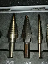 HSS broca de aluminio orificios múltiples juego de brocas para Metal madera agujero de perforación cortador paso cono Taladro