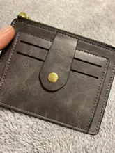 PURDORED-cartera de cuero para hombre y mujer, Tarjetero Unisex delgado con Soporte para tarjeta suave, a la moda, 1 unidad