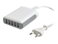 

Celly Charger 5 8A USB White/Gray