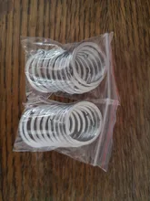 Mibrow-10 unidades/lote de llavero de 25mm, 28mm y 30mm, anillo dividido (nunca se decolora), llavero Diy, fabricación de joyas, anillos para llaves