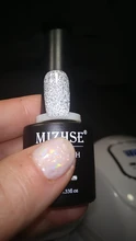 MIZHSE-esmalte de uñas en Gel UV, barniz de uñas semipermanente brillante en 6 colores, 10ML