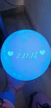 Moon-Lamp Night-Light Gift Custom Girlfriend Photo/text Rechargeable Dropship Kids Personalized