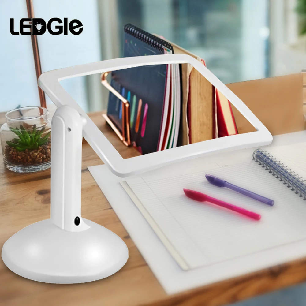 reading light and magnifier