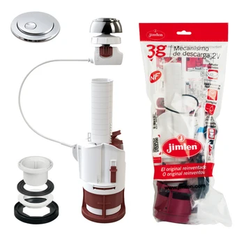 

Jimten [S-576] flush mechanism double volume Universal 3G with threaded Base Compatible Roca included