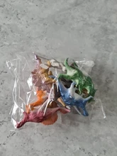 10 unids/lote Mini modelo de dinosaurio de los niños juguetes educativos pequeña simulación Animal figuras juguetes de los niños para niño regalo