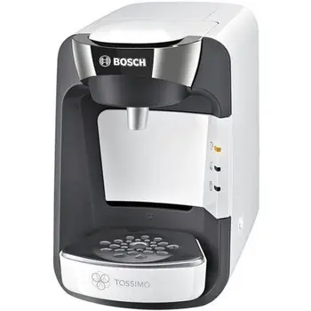 

COFFEE MAKER MULTIBEBIDA BOSCH TASSIMO SUNY WHITE-1300W-TANK 0.8L-TECHNOLOGY INTELLIBREW-SYSTEM SMART START