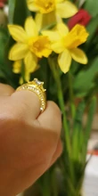 Anillo de boda de circonia cúbica para parejas, sortija de boda para aniversario romántico, Color dorado, accesorios de joyería para hombre y mujer