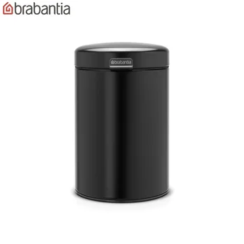 

Бак мусорный Brabantia "Newicon" настенный, черный матовый, 3л, 116247