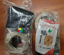 String-Lights Garland-Decor Solar-Lamp Fairy LED Holiday Christmas-Party Garden Outdoor