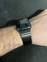 Correa de acero inoxidable para Apple Watch, banda de 44mm y 40mm para iWatch de 42mm/38mm, pulsera de Metal de mariposa para Apple watch serie 5 4 3 se 6