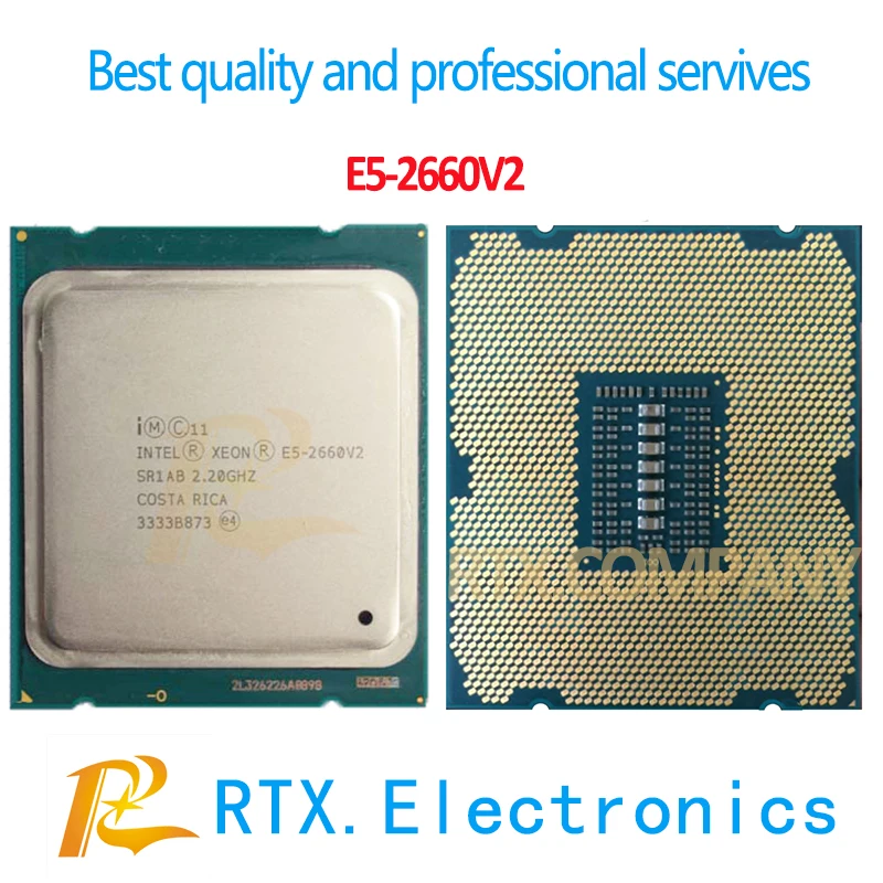 ПК компьютер Intel Xeon E5-2620V2 E5-2630V2 E5-2640V2 E5-2650V2 E5-2660V2 E5-2667V2 Процессор 6-ядерный/8-ядерный процессор сервер