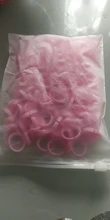 Venta al por mayor 50/100 Uds desechables pegamento para extensión de pestañas anillos pegamento para extensión de pestañas titular pegamento contenedor del pigmento del tatuaje