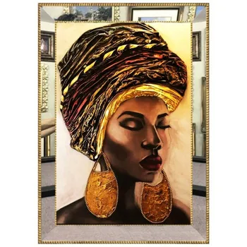 

Luxury Mirror Framed Digital Canvas Painting 70 * 100 cm