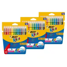 Фломастеры цветные BIC Kids Kid Couleur Коробка x12(3 упаковки