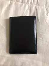 Organizer Wallet Case Cover-Holder Id-Card Travel Passport Black-Color THINKTHENDO Genuine-Leather