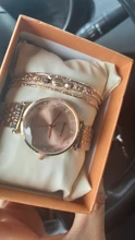 Conjunto de Cajas de Regalo para mujer, relojes de pulsera femeninos de diseño a la moda, de oro rosa, gran oferta, 2 uds., 2020