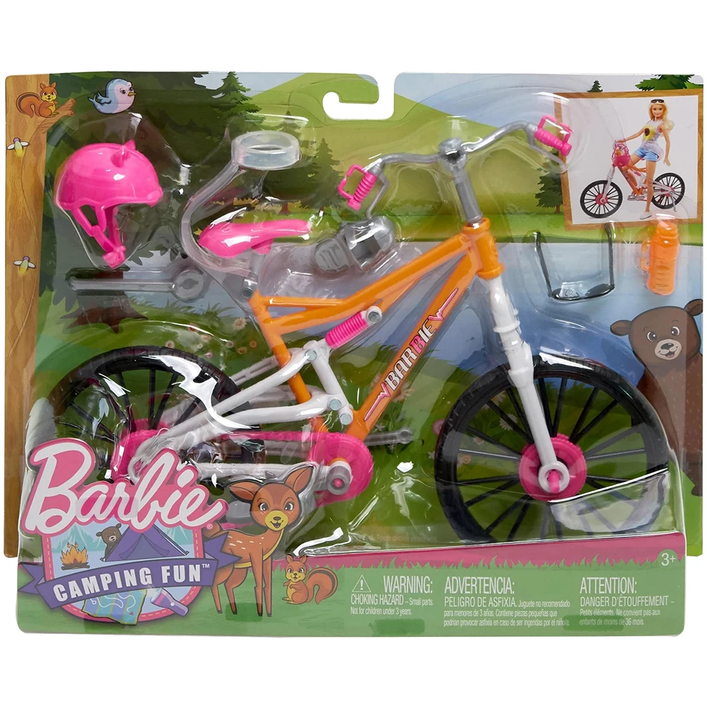 Велосипед Barbie(шлем, очки, бутылка для воды