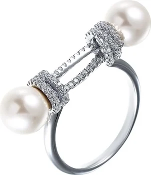 

Jay VI ring with pearls and cubic zirconia