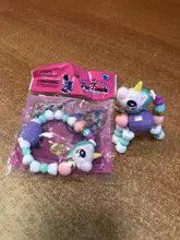 Pulsera de animal de transformación DIY para niños y niñas, brazalete elástico de unicornio, regalo de joyería creativo