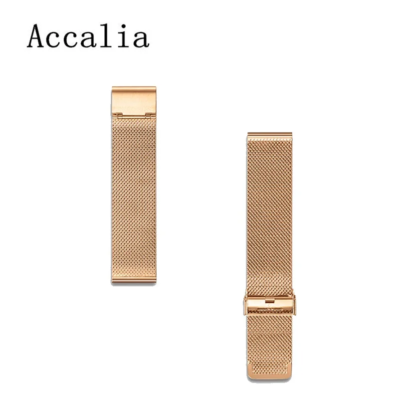 Описание ремешка Accalia F25 - Цвет: gold steel