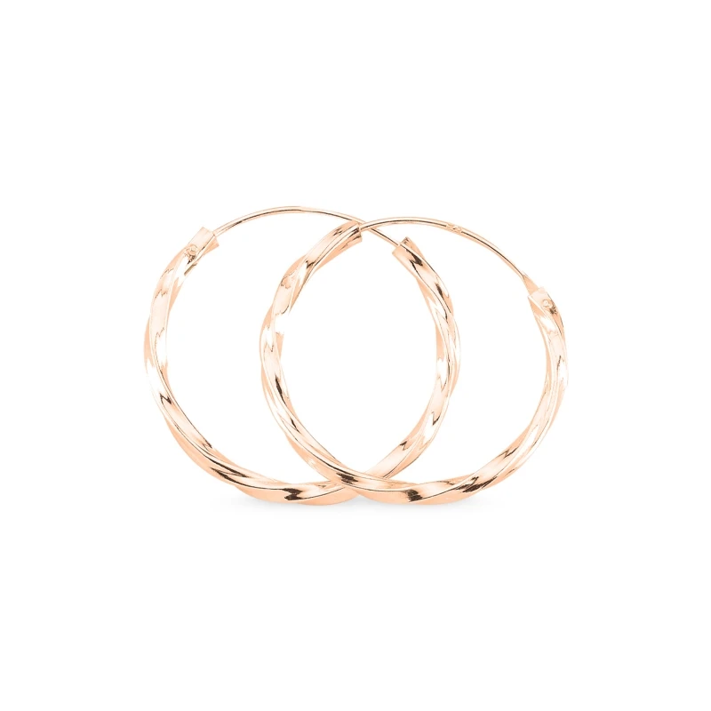 

Armagano 25mm Auger Ring Earrings