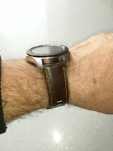 22mm correa de reloj para el Huawei watch gt 2/2e correa samsung Galaxy reloj de 3/45/46mm de cuero correa Amazfit ritmo GTR/equipo S3 frontera