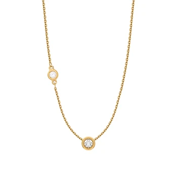 

Silver necklace with cubic zirconia sunlight sample 925