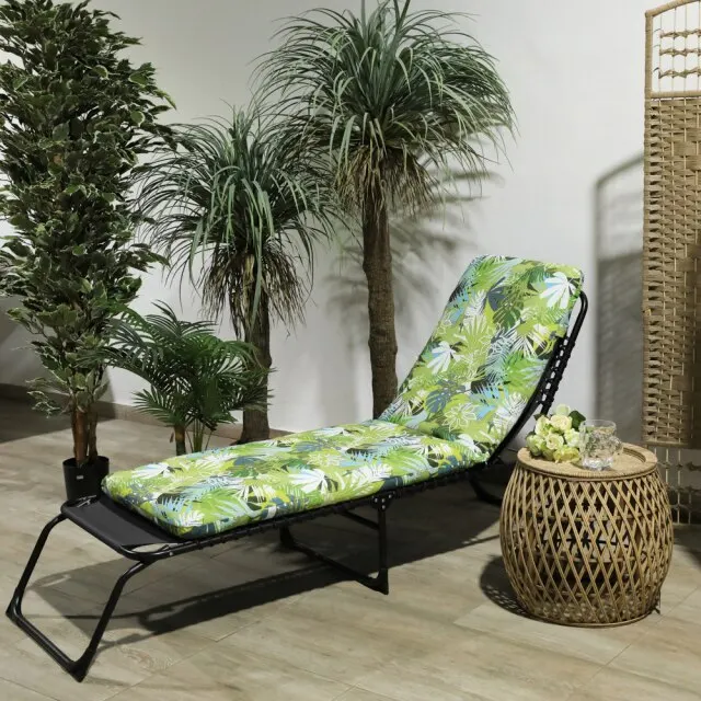 Tumbona Exterior, Jardín, plegable - hiperBUY