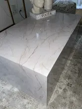 Self-Adhesive Wallpaper Vinyl-Film Kitchen Cupboard Marble Bedroom Oil-Proof Home Improvement