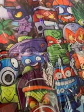 Bolsa de almacenamiento con cordón para niños y niñas, mochila informal con estampado de dibujos animados Super Zings, ideal para regalo