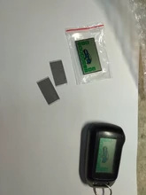 Llavero A94 con pantalla Lcd y cable flexible, mando a distancia a94, rayas cebra