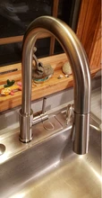 Tap Auto Faucet Sink Touch-Sensor Sense Stainless-Steel Kitchen Smart Pull-Down Cold-Mixer
