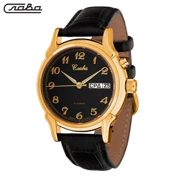 

Wrist mechanical watch glory tradition 1239412/300-2428 men's