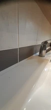 Cinta de sellado para baño, banda autoadhesiva impermeable de material de PVC, cinta de calafateo color blanco para sellamiento de pared de baño, ducha, lavabo