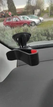 Soporte Universal de teléfono para coche, soporte giratorio de 360 grados, Clip de montaje para parabrisas, iPhone, Xiaomi, Huawei