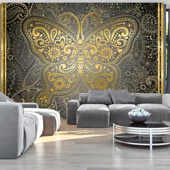 

Wall mural-Golden Butterfly - 150x105 cm