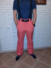 Pantalones de esquí para hombre y mujer, tirantes para deportes al aire libre, alta calidad, a prueba de viento, impermeables, cálidas, para nieve y Snowboard