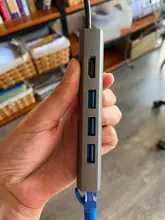 Multi USB 3.0 hub type C adapter to HDMI Gigabit Ethernet Rj45 Lan for Macbook Pro Air