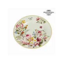 Плоское фарфоровое блюдо(Ø 19 см)-коллекция kitchen's Deco от Bravissima kitchen