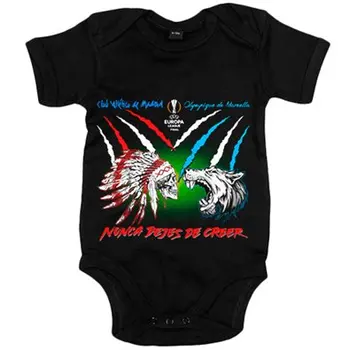 

Baby bodysuit Athletic Vs OM End Europe League 2018 Never stop believing