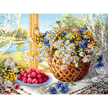 

50-06 set for embroidery 'wonderful needles ''Summer triple, 40*30 cm