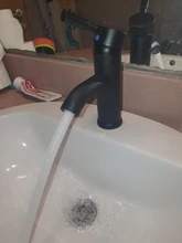 Basin Sink Faucet Mixers Mounted Deck Single-Hole-Tap Hot-Cold-Water-Tap Brass Bathroom