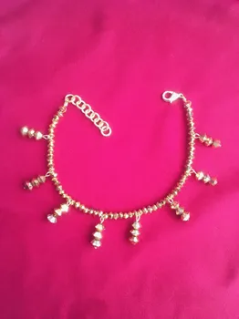 

Bracelet 24k real gold-painted glass beaded handmade woman fashion jewelry made in Turkey