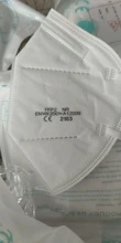Mascarilla facial protectora KN95 con filtro de 5 capas, máscara facial PM2.5 Fp2 con elásticos para las orejas, para el cuidado de la salud, CE FFP2, envío rápido